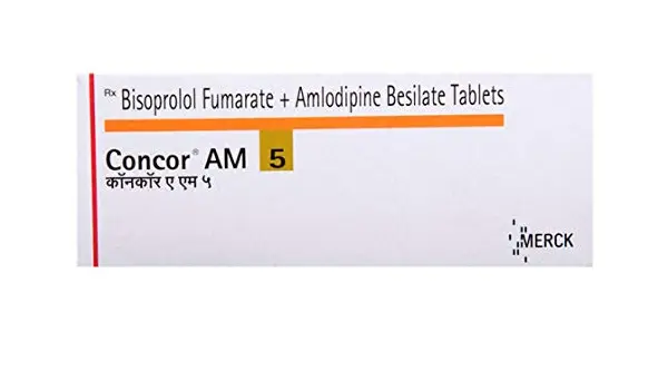 Concor AM 5mg/2.5mg Tablet 10s