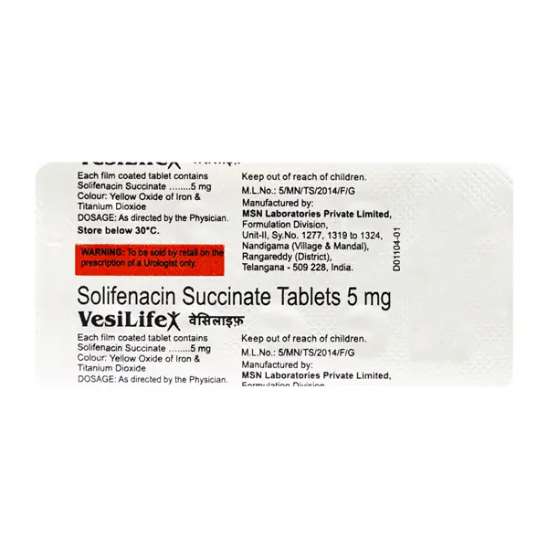 Vesilife 5mg Tablet 10s