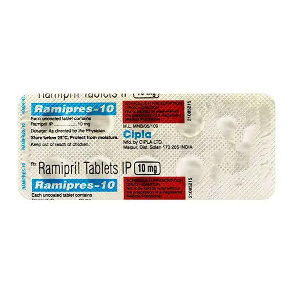 Ramipres 10mg Tablet  10s