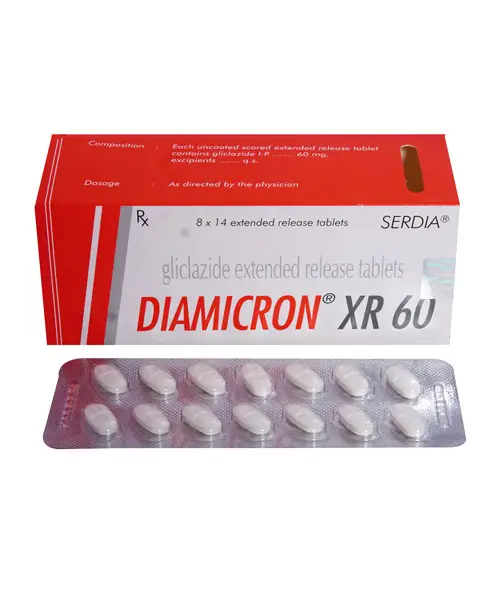 Diamicron 60mg Tablet XR 14s