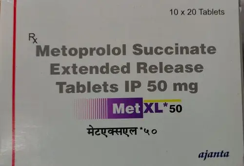 Met XL 50 mg Tablet ER 20s