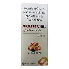 Uriliser MB6 Oral Solution Lemon Sugar Free 200ml