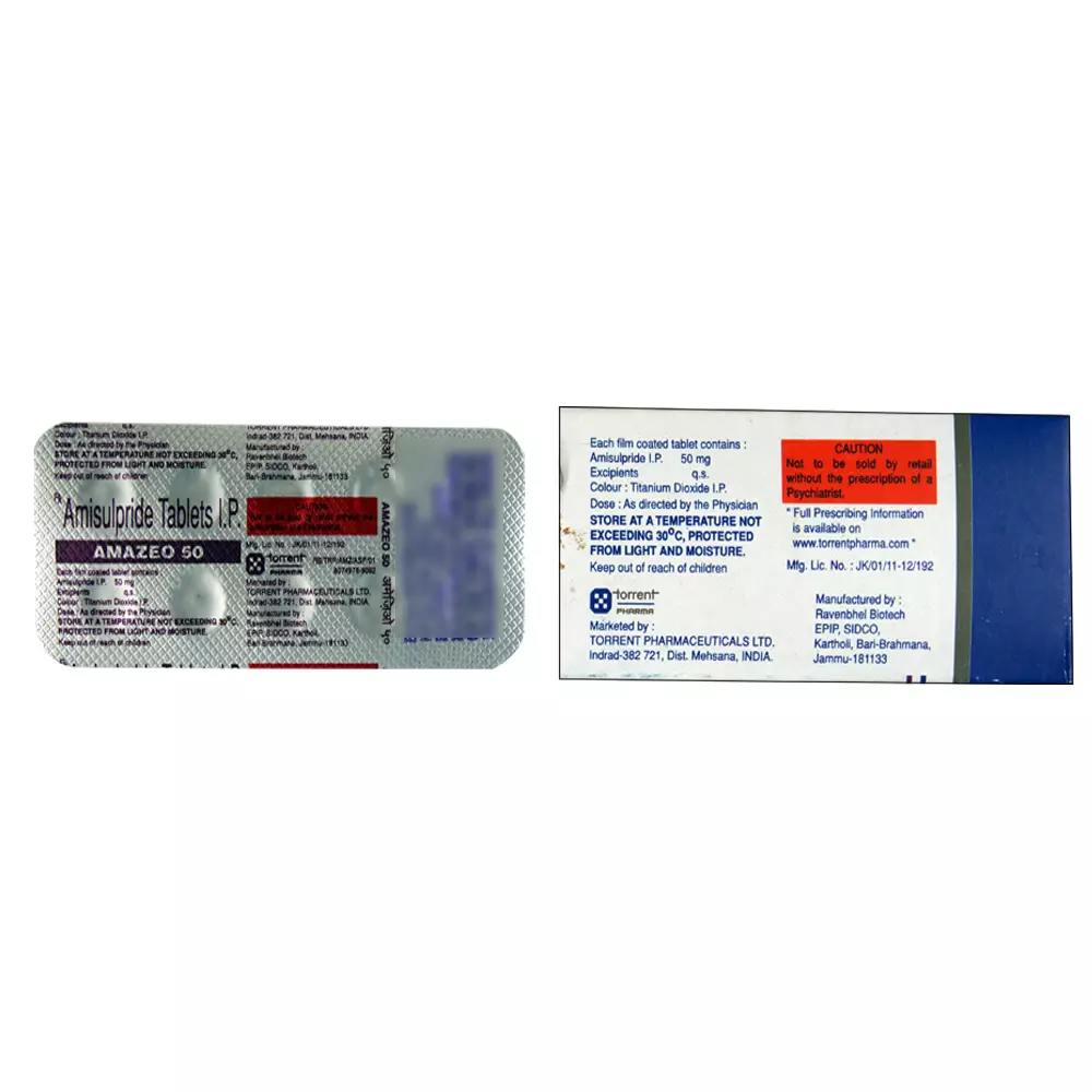 Buy AMAZEO 50MG 10TAB Online, View Uses, Review, Price, Composition ...