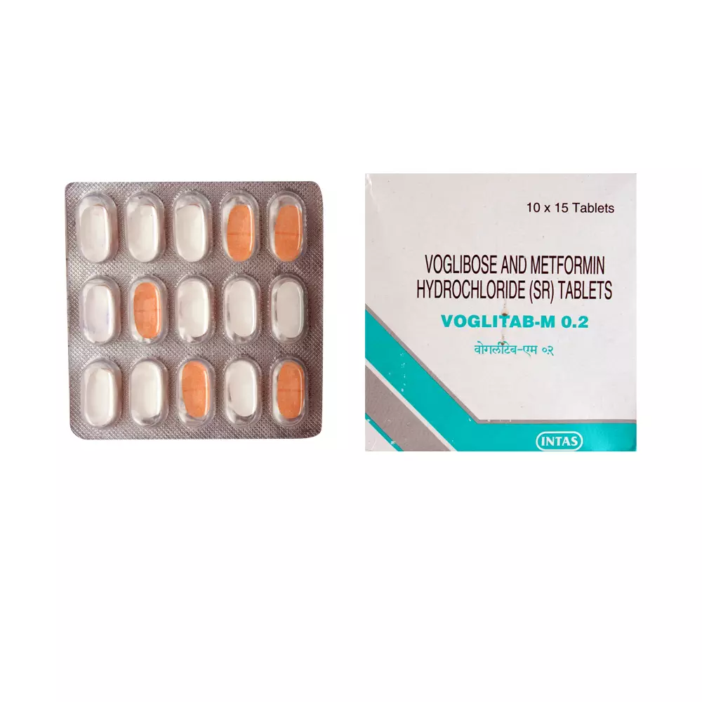 Buy Voglitab M 0 2mg 15tab Online View Uses Review Price Composition Secondmedic