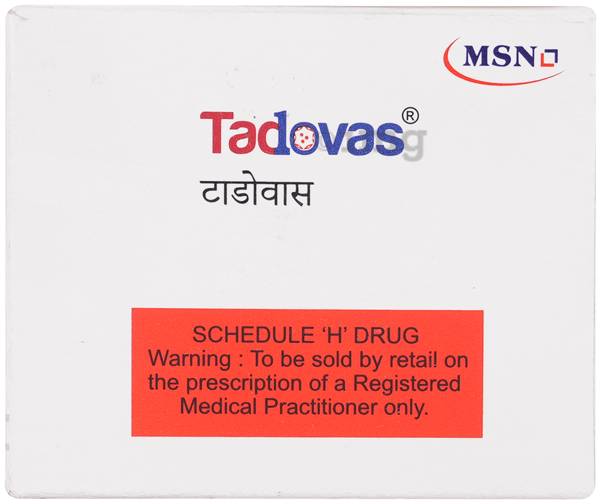 Tadovas 20mg Tablet