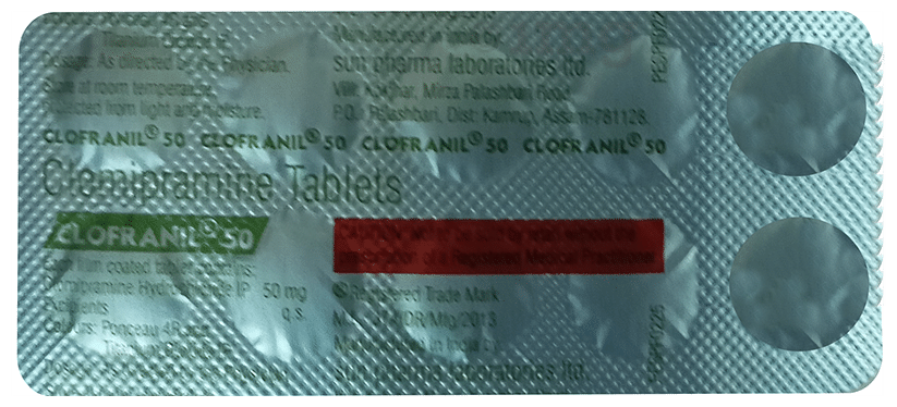 Clofranil 50mg Tablet