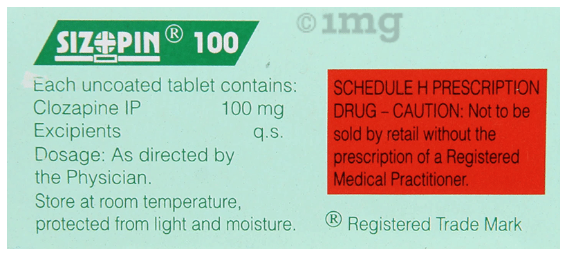 Sizopin 100mg Tablet