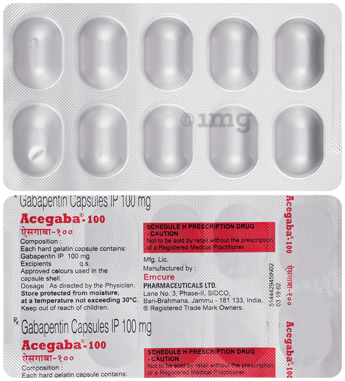 Acegaba 100 Capsule