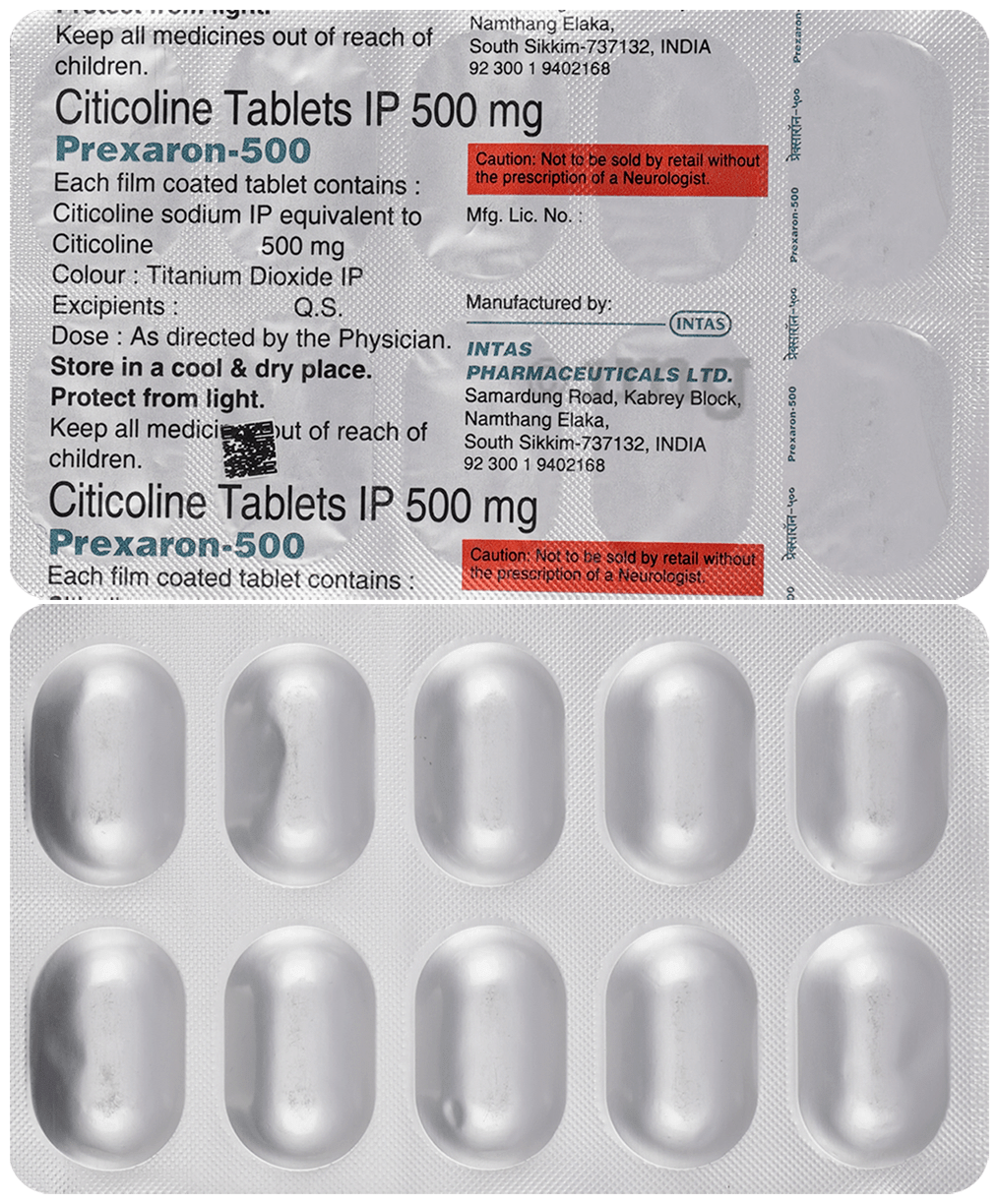 Prexaron 500 Tablet