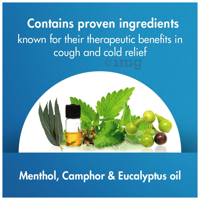 Vicks Vaporub Balm with Menthol, Camphor & Eucalyptus Oil | Relieves 6 Symptoms of Cough & Cold | Goodness of Ayurveda