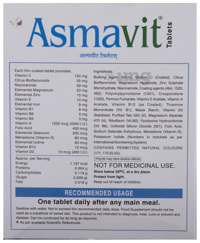 Asmavit Tablet