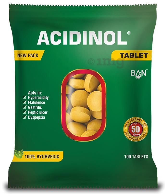 Acidinol Tablet Improves Digestion & Helps in Acidity and Bloating