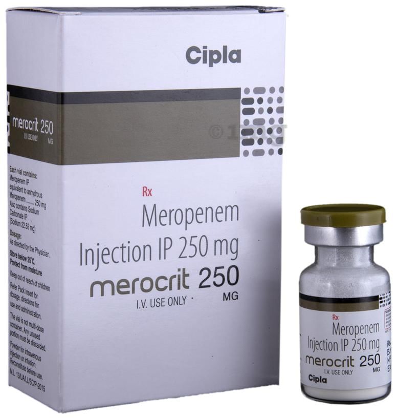 Merocrit 250mg Injection