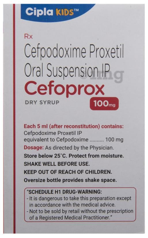 Cefoprox 100mg Dry Syrup