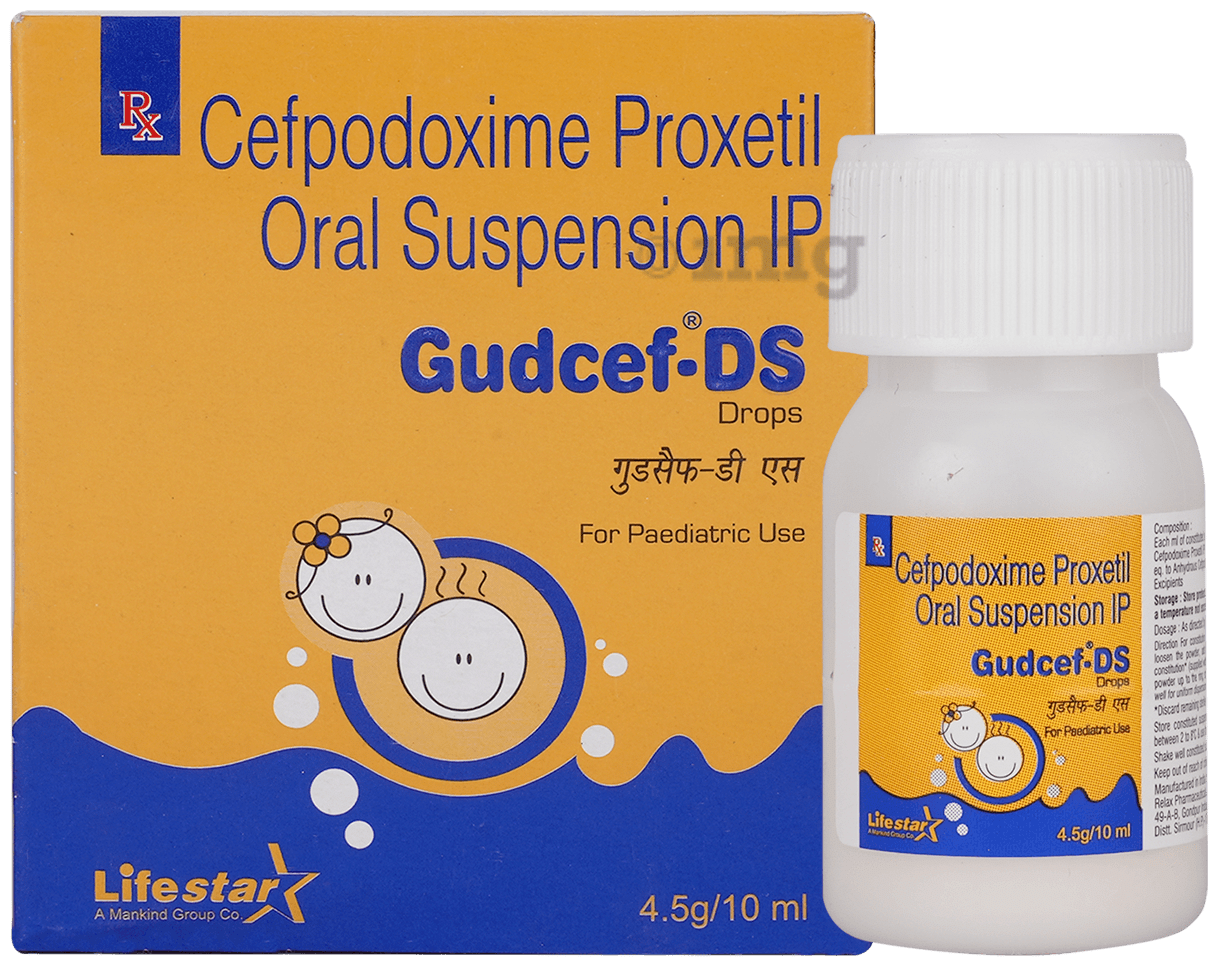 Gudcef DS 50mg Oral Drops