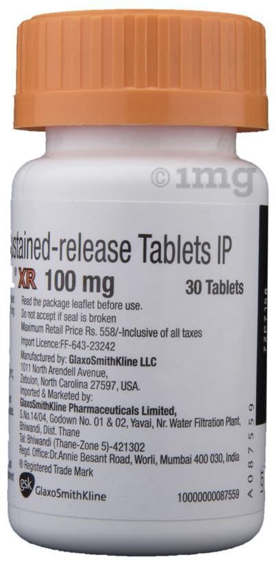 Lamictal XR 100mg Tablet