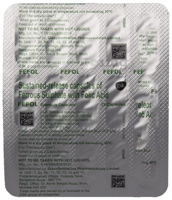 Fefol Spansules Capsule SR