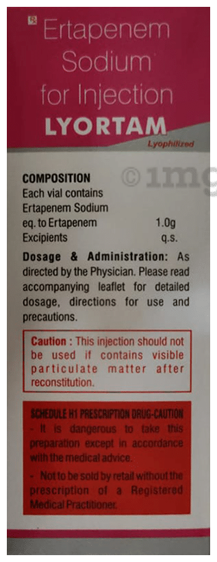 Lyortam 1gm Injection