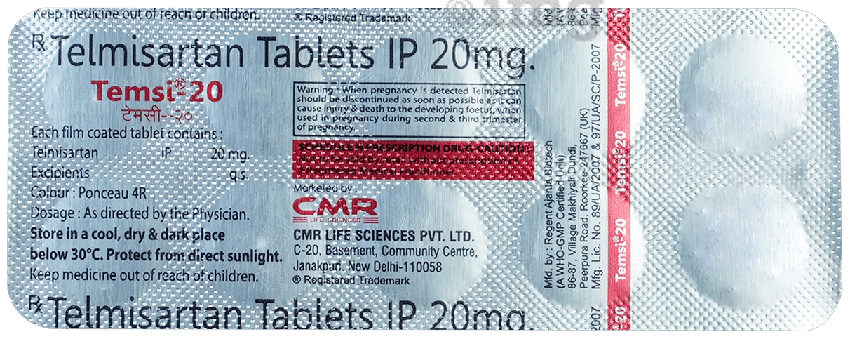 Temsi 20mg Tablet