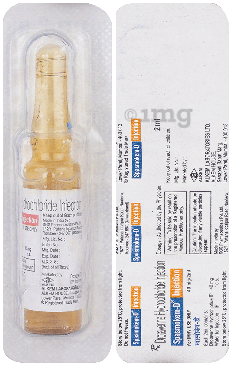 Spasmokem D 40mg Injection