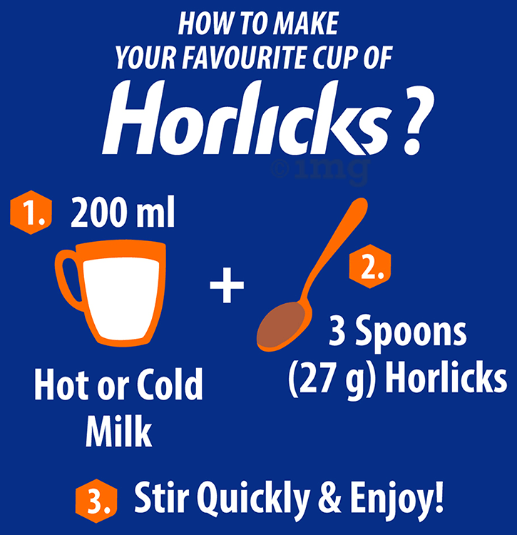 Horlicks Drink with Vitamin C, D & Zinc | For Bones & Metabolism | Flavour Chocolate Delight