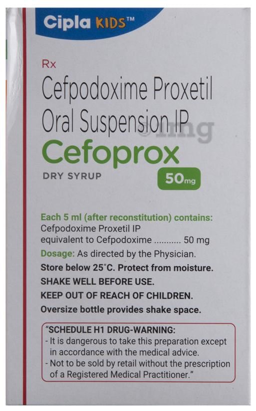 Cefoprox 50mg Dry Syrup