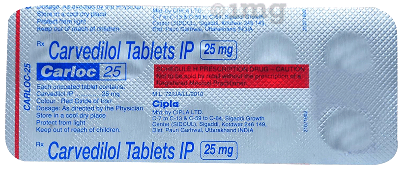 Carloc 25 Tablet