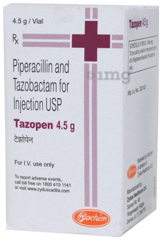 Tazopen 4000 mg/500 mg Injection