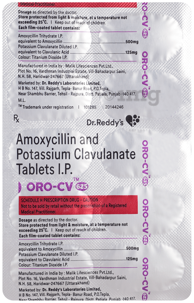 Oro-CV 625 Tablet