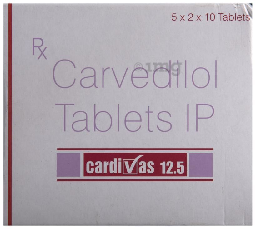 Cardivas 12.5 Tablet