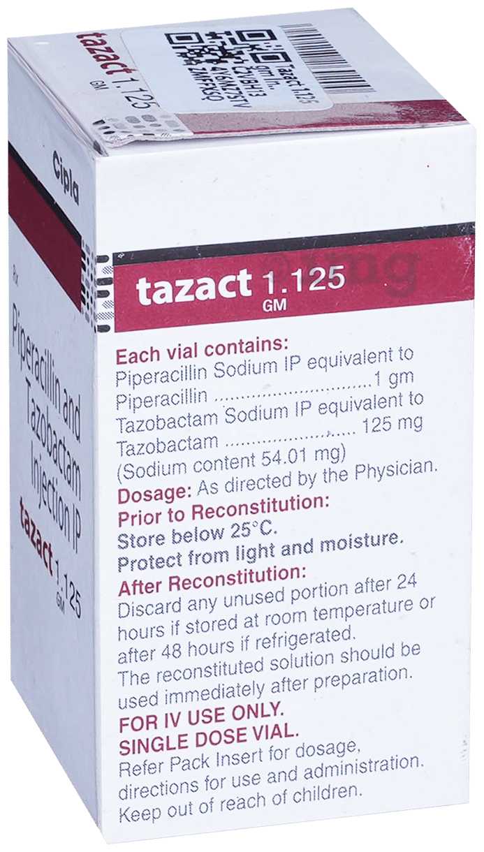 Tazact 1.125 gm Injection