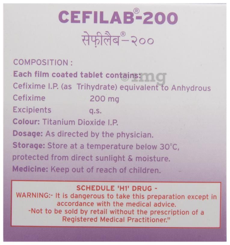 Cefilab 200 Tablet