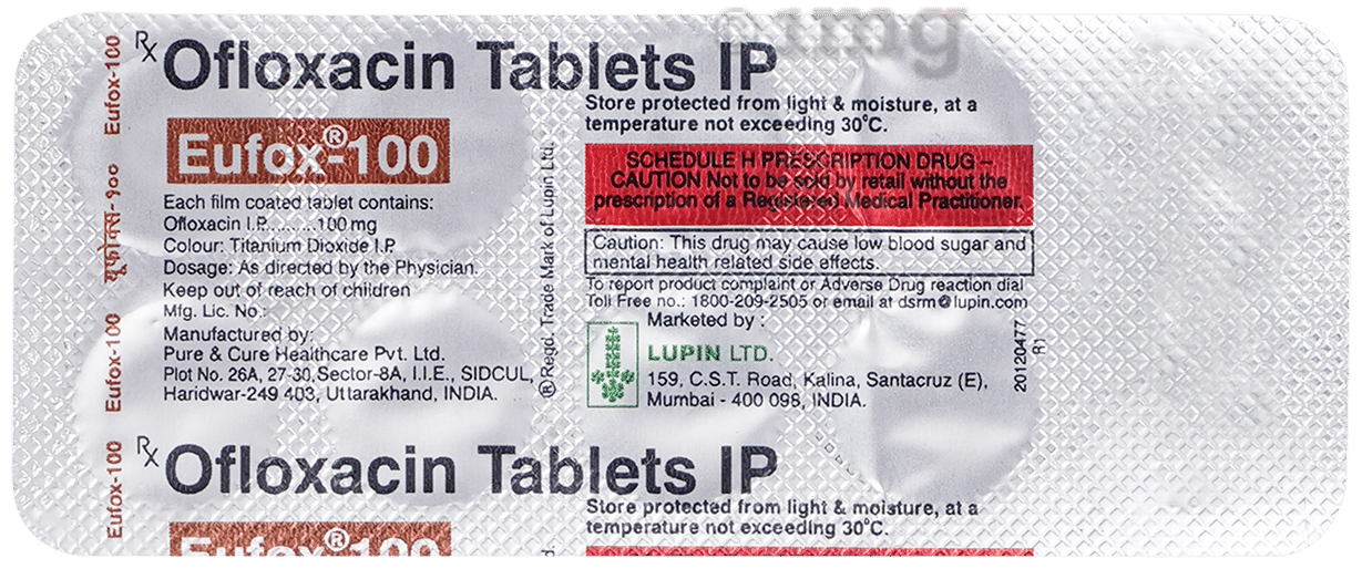 Eufox 100mg Tablet