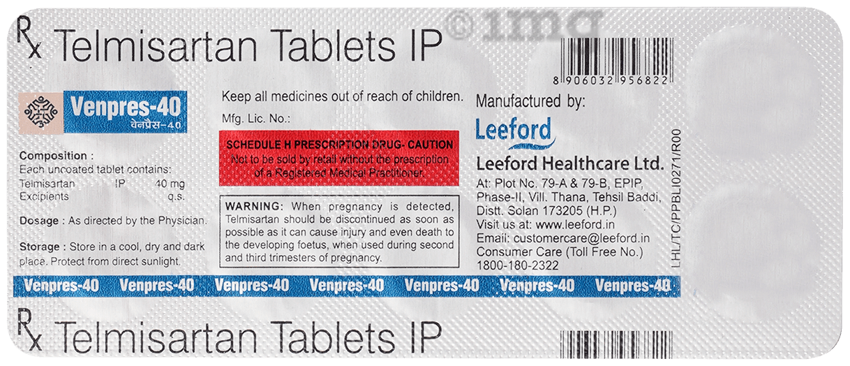 Venpres 40mg Tablet