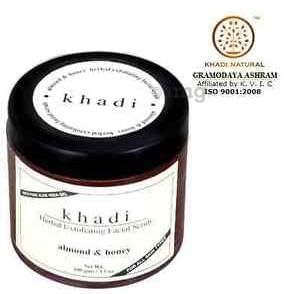 Khadi Naturals Herbal Exfolalmond & Honey Facial Scrub