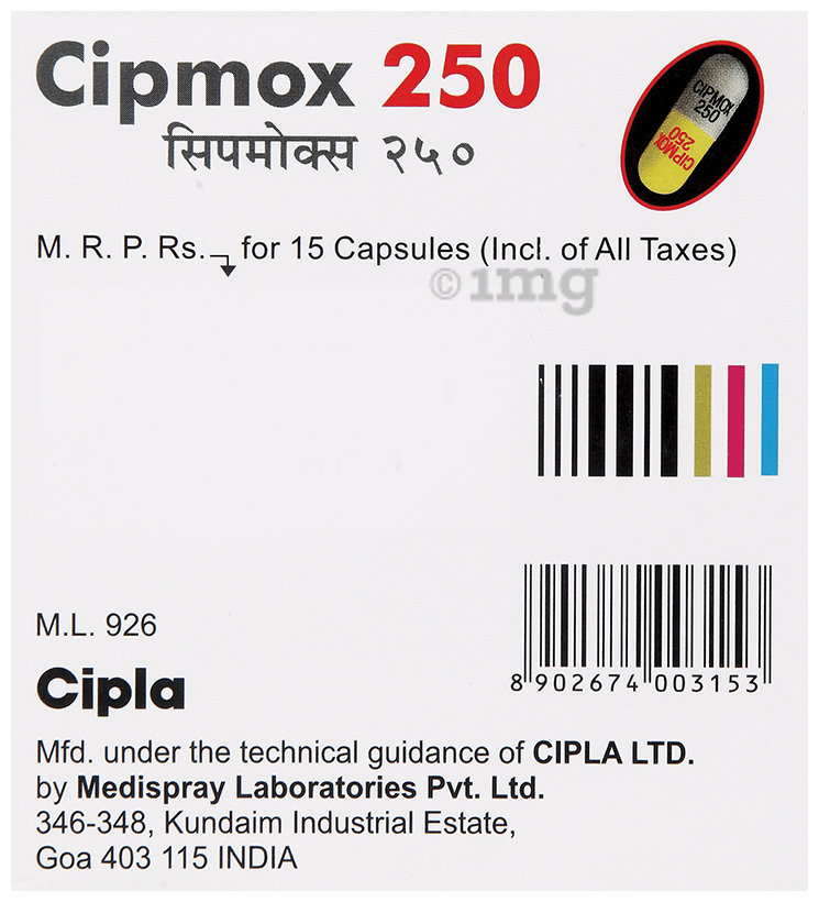 Cipmox 250 Capsule