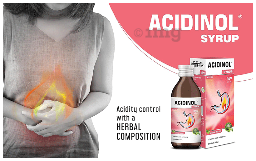 Acidinol |Improves Digestion and Helps in Acidity and Bloating | Syrup