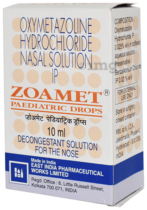 Zoamet Paediatric Nasal Drops