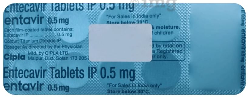 Entavir 0.5mg Tablet