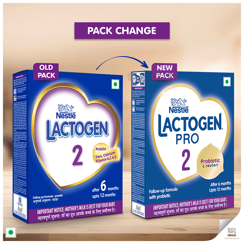 Nestle Lactogen Pro 2, Follow-Up Formula With Probiotic, After 6 Months Up To 12 Months | Powder Refill