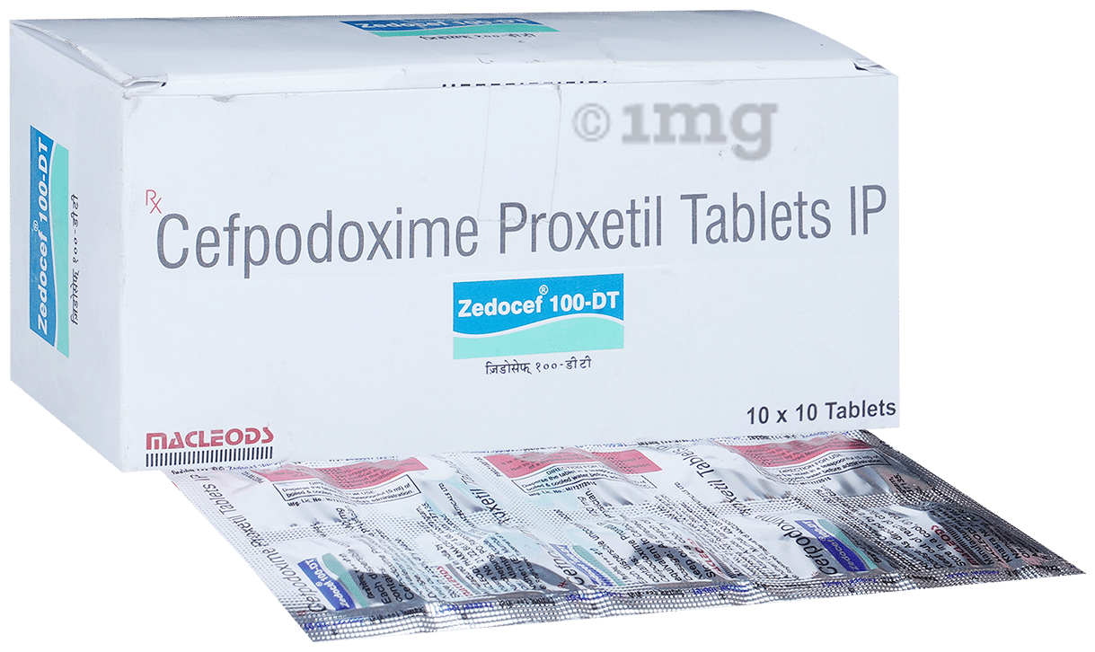 Zedocef 100mg Tablet DT