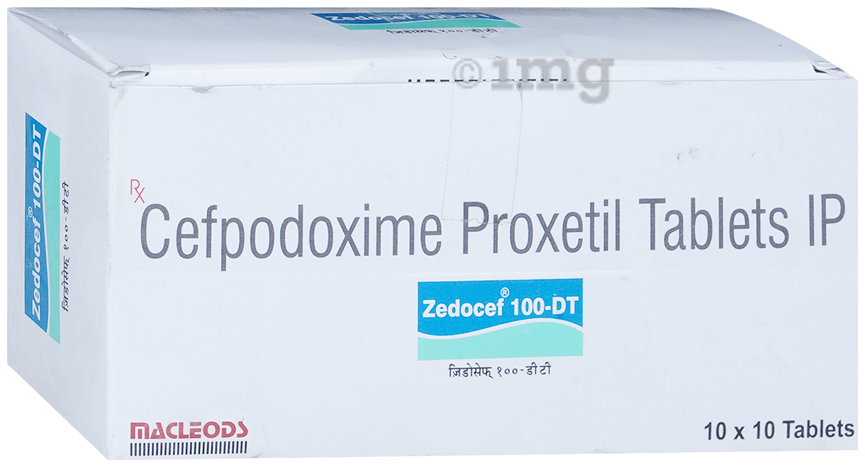 Zedocef 100mg Tablet DT