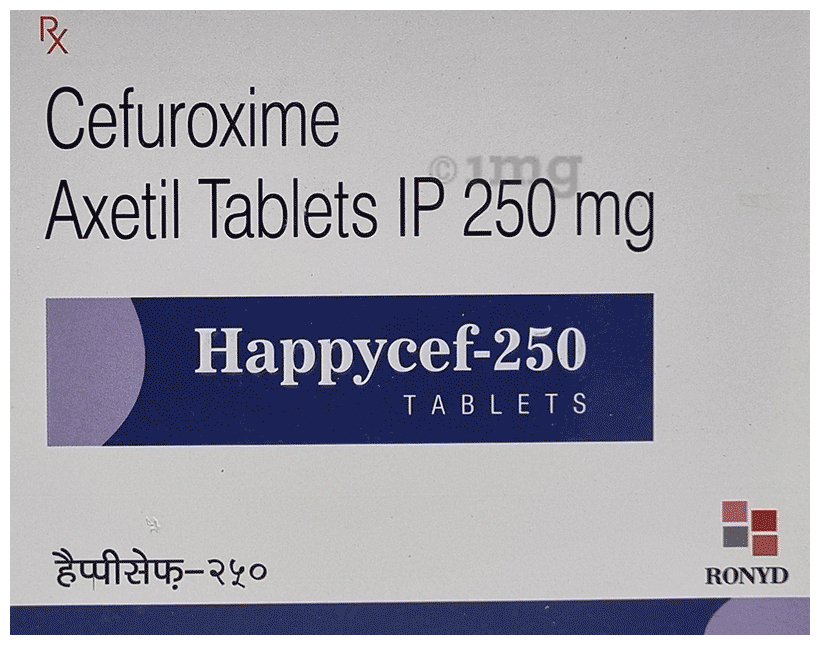 Happycef 250mg Tablet