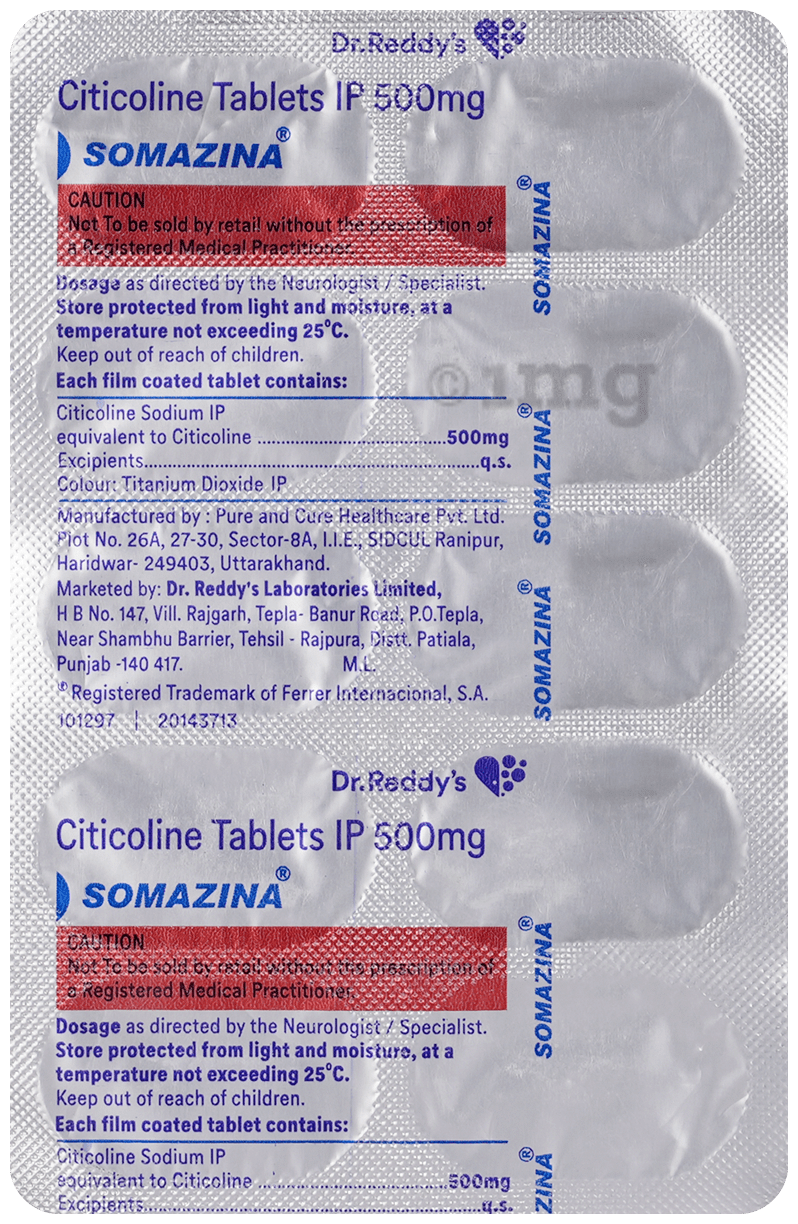 Somazina 500mg Tablet