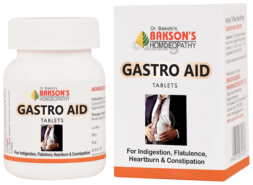 Bakson's Homeopathy Gastro Aid Tablet