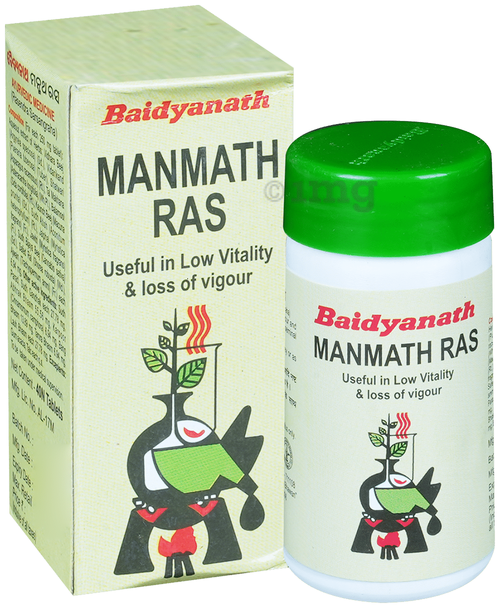 Baidyanath Manmath Ras Tablet | For Vigour & Vitality