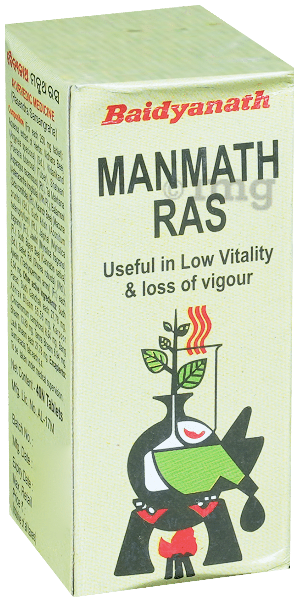 Baidyanath Manmath Ras Tablet | For Vigour & Vitality