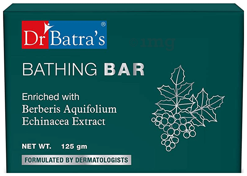 Dr Batra's Bathing Bar Enriched with Berberis Aquifolium & Echinacea