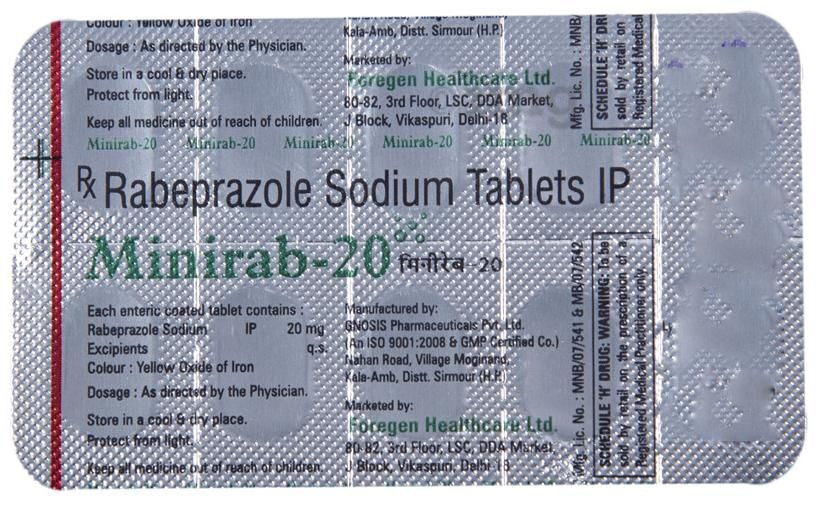 Minirab 20 Tablet