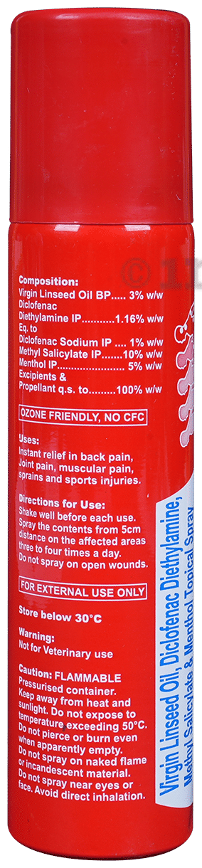 Omnigel Spray from Cipla for Fast relief from Pain, Sprain and Strain